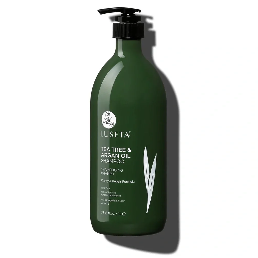 Luseta Tea Tree & Argan Oil Refreshing Dandruff & Itchy Scalp Shampoo 33.8oz XL